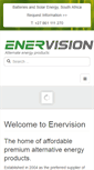 Mobile Screenshot of enervision.co.za