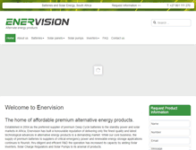 Tablet Screenshot of enervision.co.za